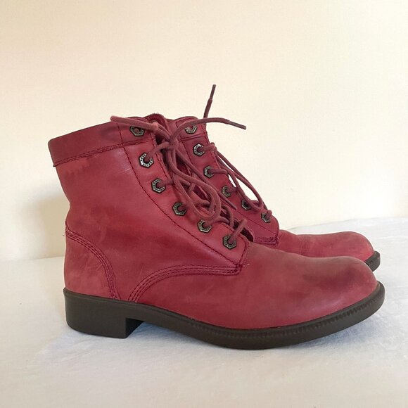 Kodiak Canada's Red womens waterproof leather boots size 8 - Picture 6 of 15